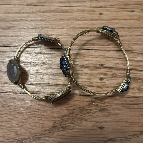 Rose quartz and coin bracelets (set of 4) - Picture 2 of 3